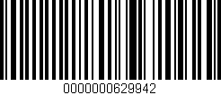 Código de barras (EAN, GTIN, SKU, ISBN): '0000000629942'