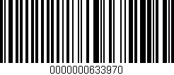 Código de barras (EAN, GTIN, SKU, ISBN): '0000000633970'