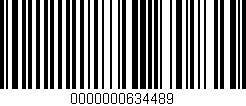 Código de barras (EAN, GTIN, SKU, ISBN): '0000000634489'