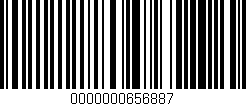 Código de barras (EAN, GTIN, SKU, ISBN): '0000000656887'