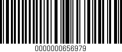 Código de barras (EAN, GTIN, SKU, ISBN): '0000000656979'