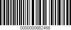 Código de barras (EAN, GTIN, SKU, ISBN): '0000000662468'