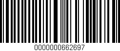 Código de barras (EAN, GTIN, SKU, ISBN): '0000000662697'