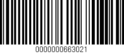 Código de barras (EAN, GTIN, SKU, ISBN): '0000000663021'