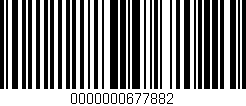 Código de barras (EAN, GTIN, SKU, ISBN): '0000000677882'