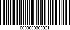 Código de barras (EAN, GTIN, SKU, ISBN): '0000000688321'