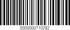 Código de barras (EAN, GTIN, SKU, ISBN): '0000000710282'