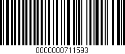 Código de barras (EAN, GTIN, SKU, ISBN): '0000000711593'