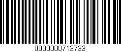 Código de barras (EAN, GTIN, SKU, ISBN): '0000000713733'