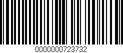 Código de barras (EAN, GTIN, SKU, ISBN): '0000000723732'