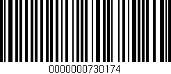 Código de barras (EAN, GTIN, SKU, ISBN): '0000000730174'
