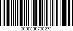 Código de barras (EAN, GTIN, SKU, ISBN): '0000000730273'