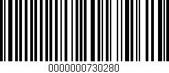 Código de barras (EAN, GTIN, SKU, ISBN): '0000000730280'