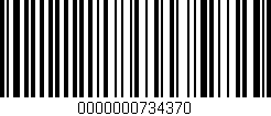 Código de barras (EAN, GTIN, SKU, ISBN): '0000000734370'