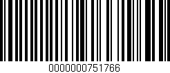 Código de barras (EAN, GTIN, SKU, ISBN): '0000000751766'