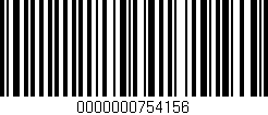 Código de barras (EAN, GTIN, SKU, ISBN): '0000000754156'