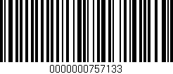 Código de barras (EAN, GTIN, SKU, ISBN): '0000000757133'