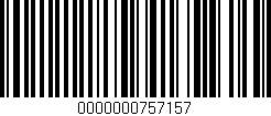 Código de barras (EAN, GTIN, SKU, ISBN): '0000000757157'
