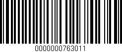Código de barras (EAN, GTIN, SKU, ISBN): '0000000763011'