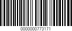 Código de barras (EAN, GTIN, SKU, ISBN): '0000000773171'