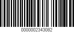 Código de barras (EAN, GTIN, SKU, ISBN): '0000002343082'
