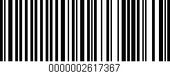 Código de barras (EAN, GTIN, SKU, ISBN): '0000002617367'