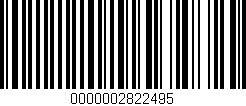 Código de barras (EAN, GTIN, SKU, ISBN): '0000002822495'