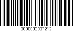 Código de barras (EAN, GTIN, SKU, ISBN): '0000002937212'