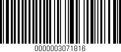 Código de barras (EAN, GTIN, SKU, ISBN): '0000003071816'