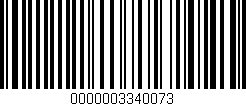 Código de barras (EAN, GTIN, SKU, ISBN): '0000003340073'