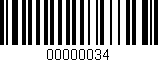 Código de barras (EAN, GTIN, SKU, ISBN): '00000034'