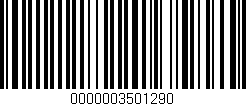 Código de barras (EAN, GTIN, SKU, ISBN): '0000003501290'