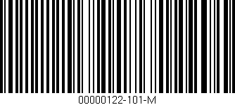 Código de barras (EAN, GTIN, SKU, ISBN): '00000122-101-M'