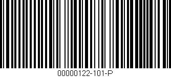 Código de barras (EAN, GTIN, SKU, ISBN): '00000122-101-P'