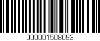Código de barras (EAN, GTIN, SKU, ISBN): '000001508093'