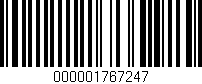 Código de barras (EAN, GTIN, SKU, ISBN): '000001767247'