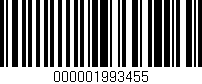 Código de barras (EAN, GTIN, SKU, ISBN): '000001993455'