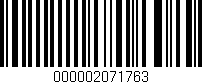 Código de barras (EAN, GTIN, SKU, ISBN): '000002071763'