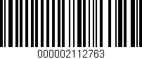 Código de barras (EAN, GTIN, SKU, ISBN): '000002112763'