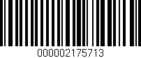 Código de barras (EAN, GTIN, SKU, ISBN): '000002175713'
