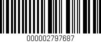 Código de barras (EAN, GTIN, SKU, ISBN): '000002797687'