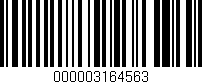 Código de barras (EAN, GTIN, SKU, ISBN): '000003164563'