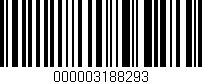 Código de barras (EAN, GTIN, SKU, ISBN): '000003188293'