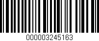 Código de barras (EAN, GTIN, SKU, ISBN): '000003245163'