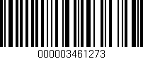 Código de barras (EAN, GTIN, SKU, ISBN): '000003461273'