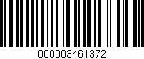 Código de barras (EAN, GTIN, SKU, ISBN): '000003461372'