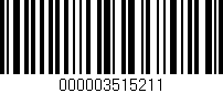 Código de barras (EAN, GTIN, SKU, ISBN): '000003515211'