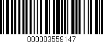 Código de barras (EAN, GTIN, SKU, ISBN): '000003559147'