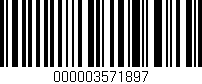Código de barras (EAN, GTIN, SKU, ISBN): '000003571897'