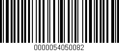 Código de barras (EAN, GTIN, SKU, ISBN): '0000054050082'